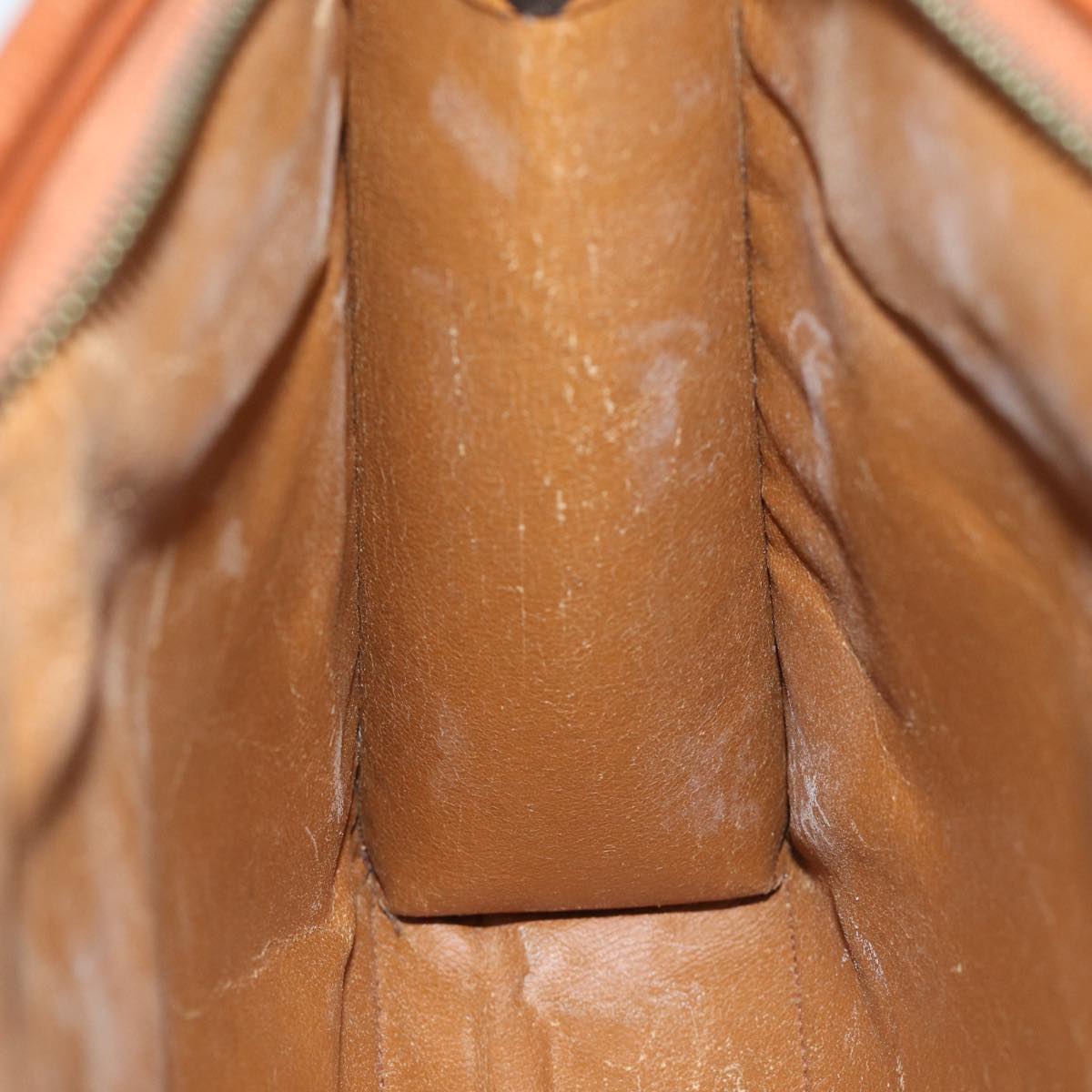 MCM Vicetos Logogram Clutch Bag PVC Leather White Auth 70659