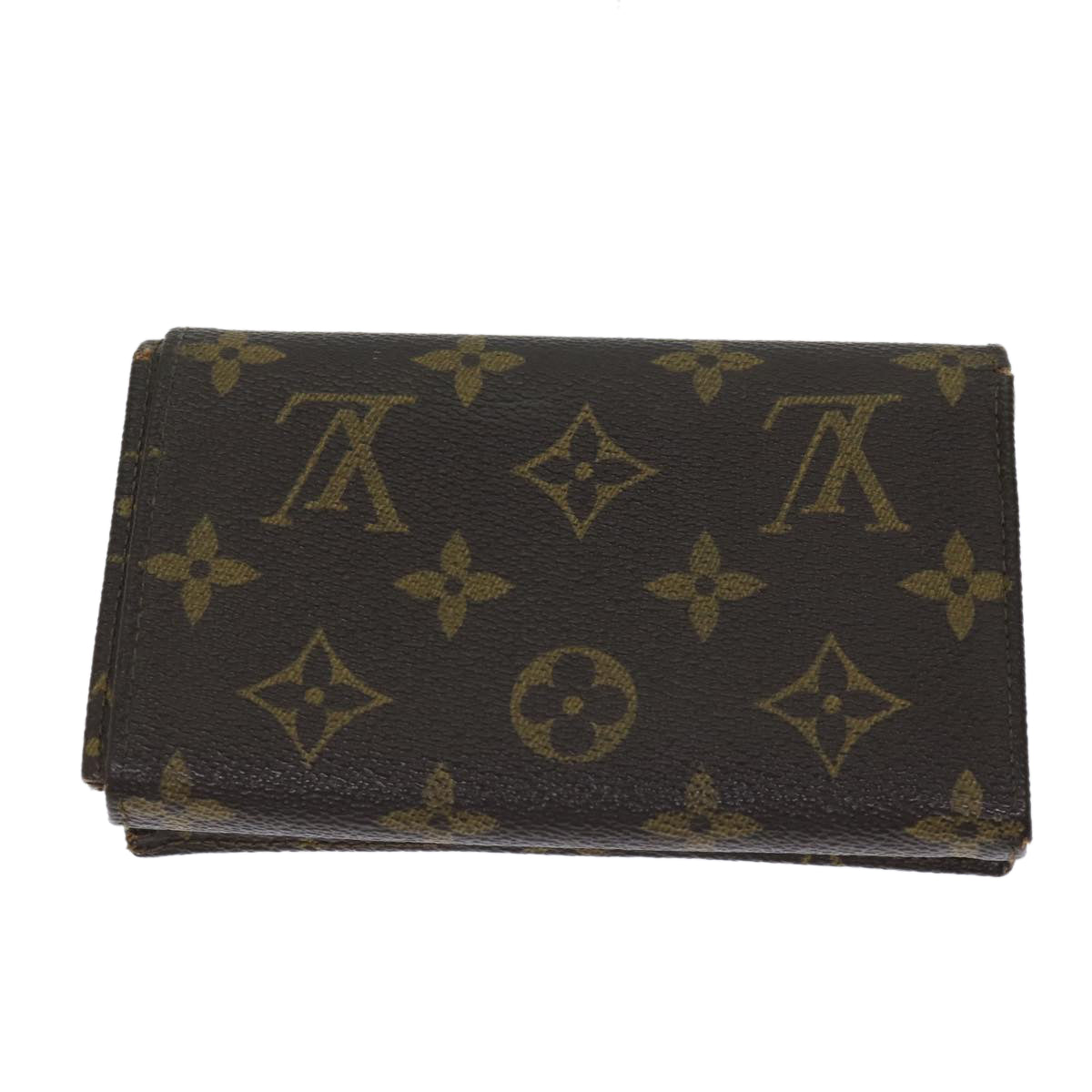 LOUIS VUITTON Monogram Portefeuille Tresol Wallet M61736 LV Auth 70689