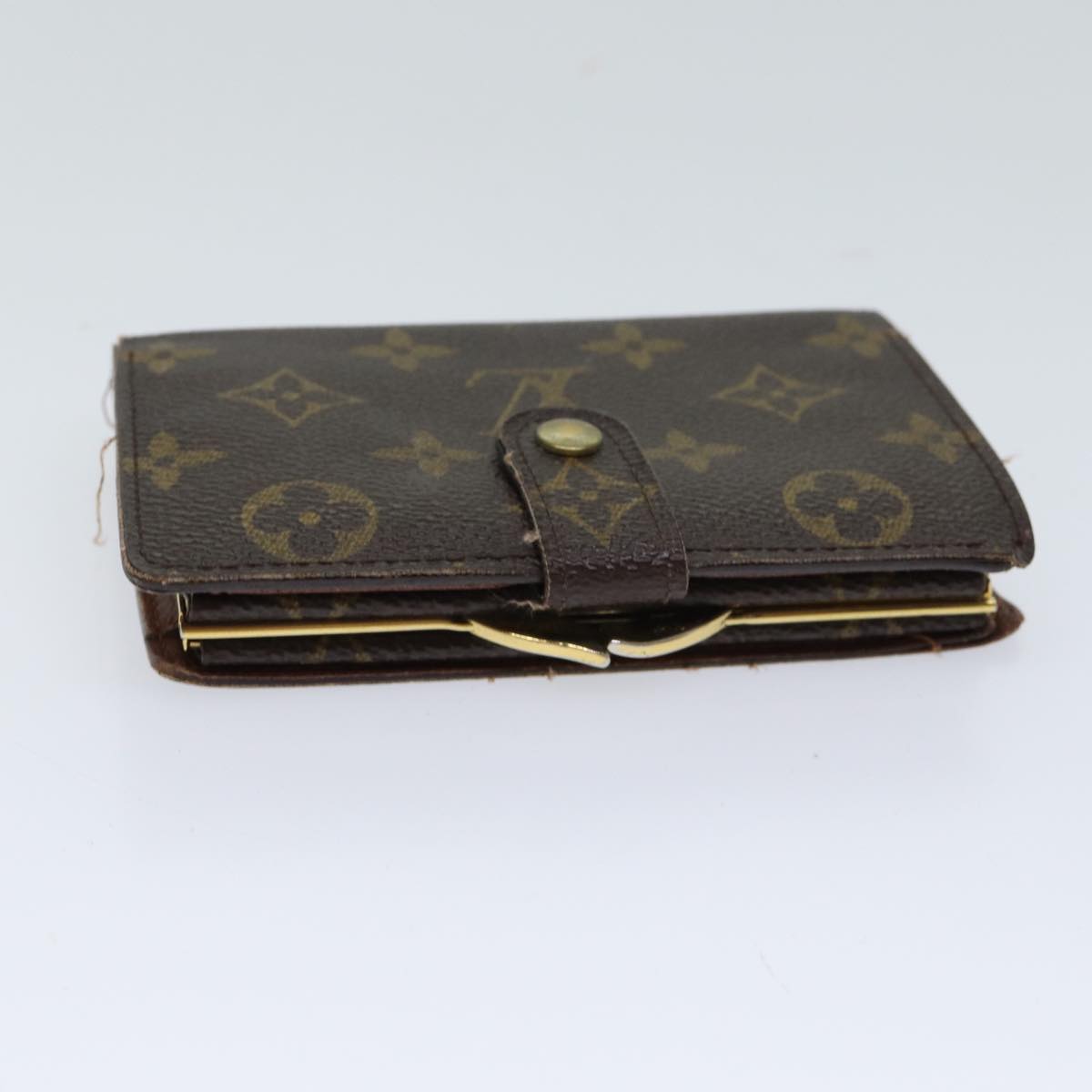 LOUIS VUITTON Monogram Porte Monnaie Billets Viennois Wallet M61663 Auth 70691