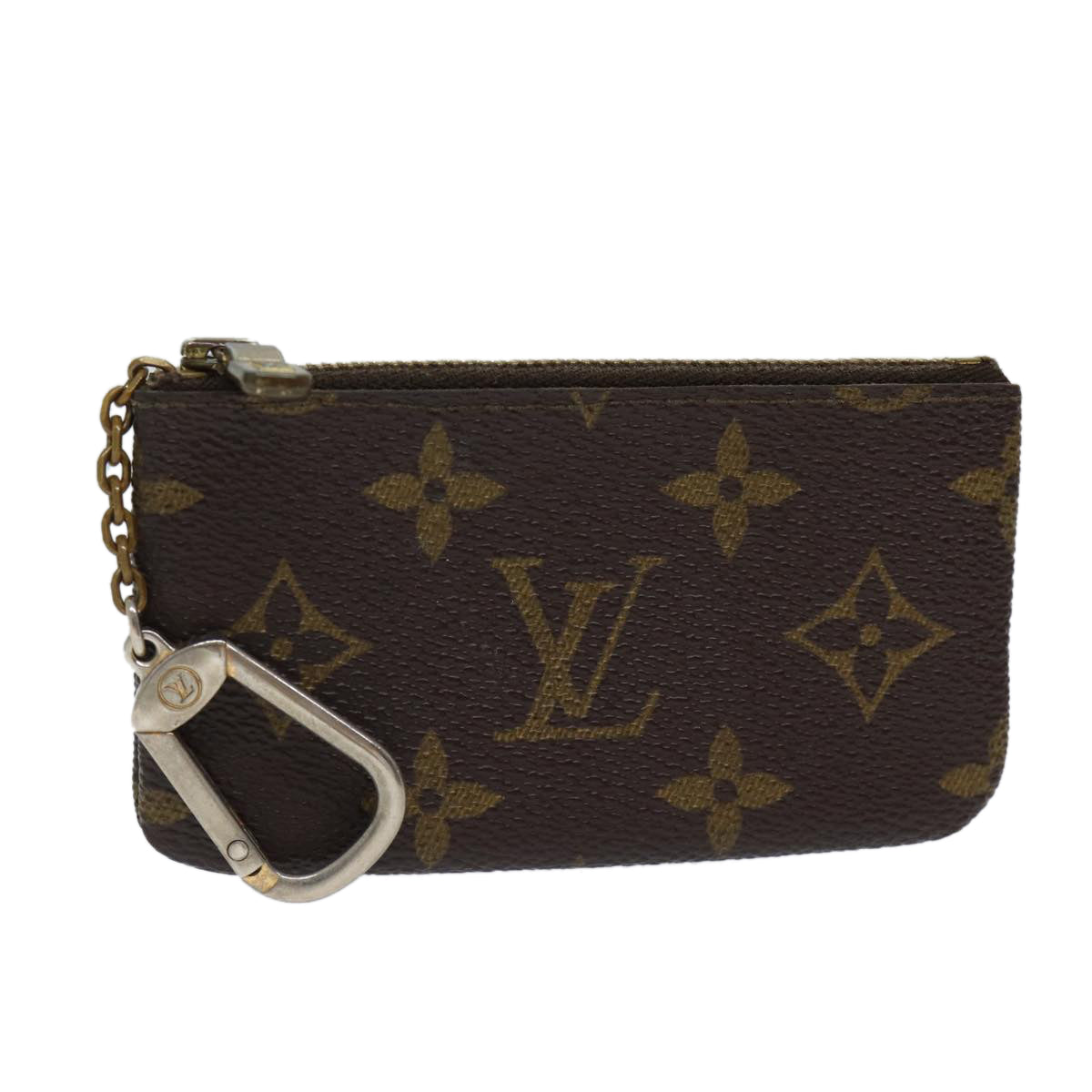 LOUIS VUITTON Monogram Pochette Cles Coin Purse M62650 LV Auth 70693