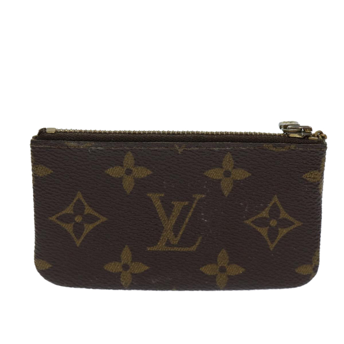 LOUIS VUITTON Monogram Pochette Cles Coin Purse M62650 LV Auth 70693