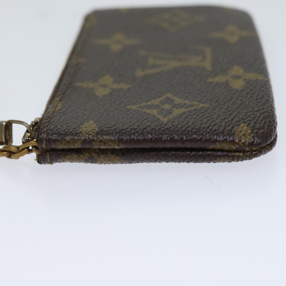 LOUIS VUITTON Monogram Pochette Cles Coin Purse M62650 LV Auth 70693