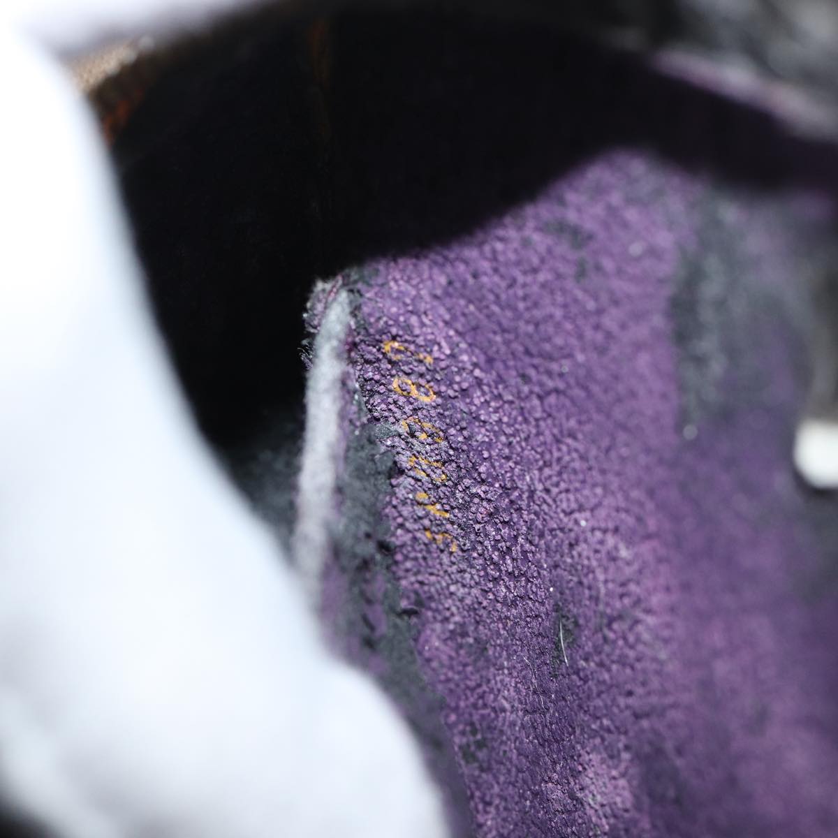 LOUIS VUITTON Epi Dauphine PM Pouch Yellow M48449 LV Auth 70694