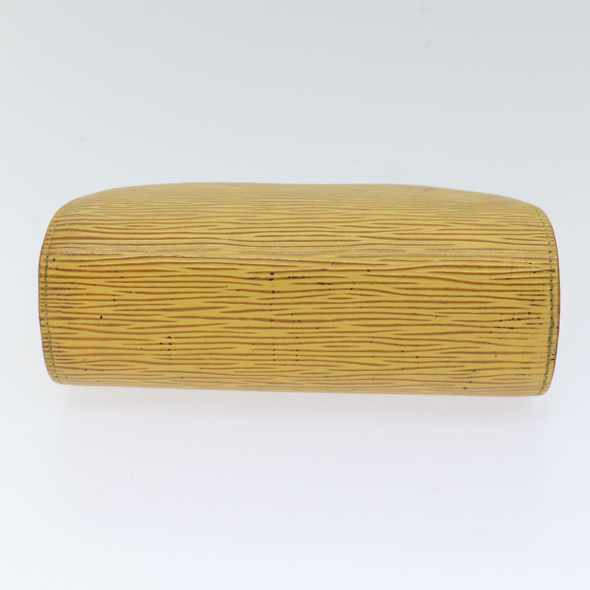 LOUIS VUITTON Epi Dauphine PM Pouch Yellow M48449 LV Auth 70694