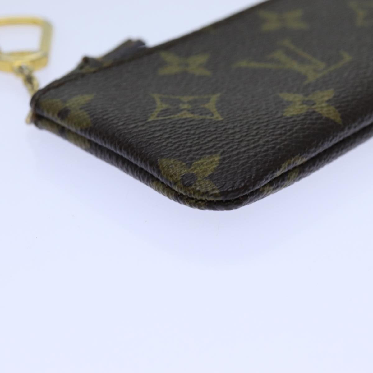 LOUIS VUITTON Monogram Pochette Cles Coin Purse Vintage M62650 LV Auth 70745