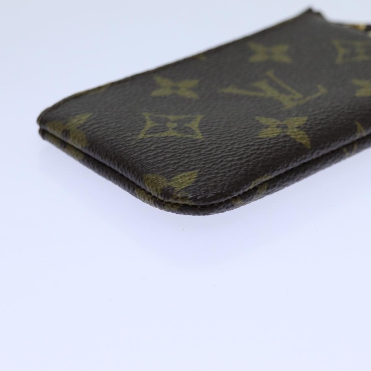 LOUIS VUITTON Monogram Pochette Cles Coin Purse Vintage M62650 LV Auth 70745