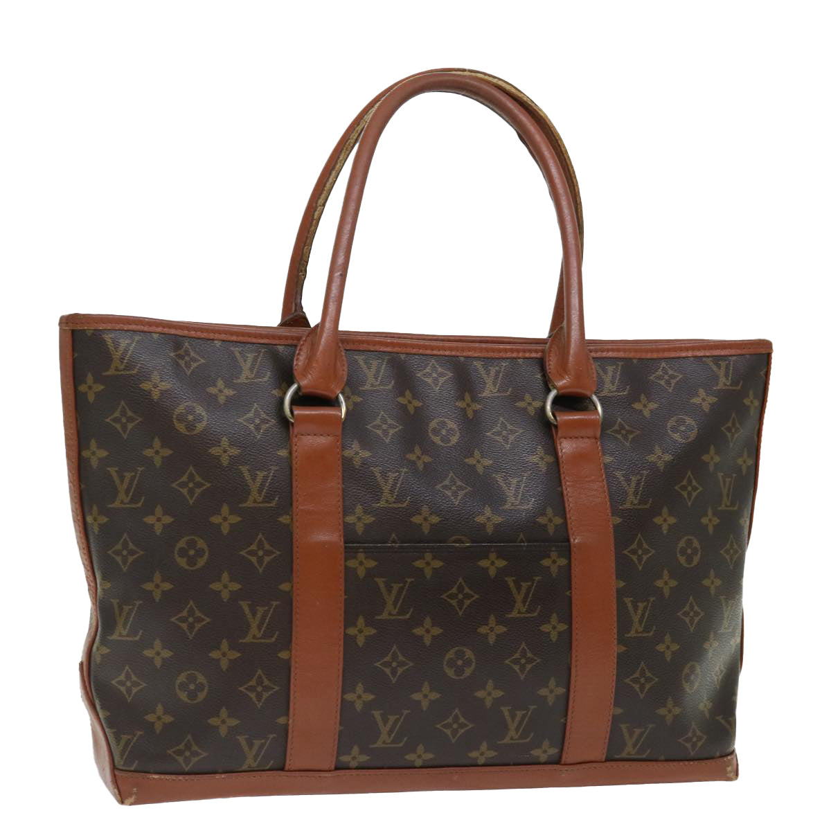 LOUIS VUITTON Monogram Sac Weekend PM Tote Bag M42425 LV Auth 70751