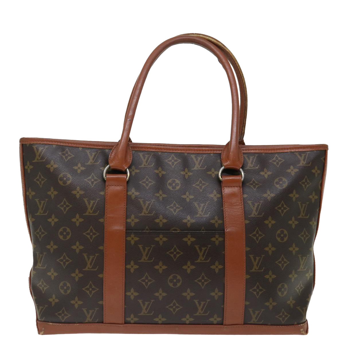 LOUIS VUITTON Monogram Sac Weekend PM Tote Bag M42425 LV Auth 70751