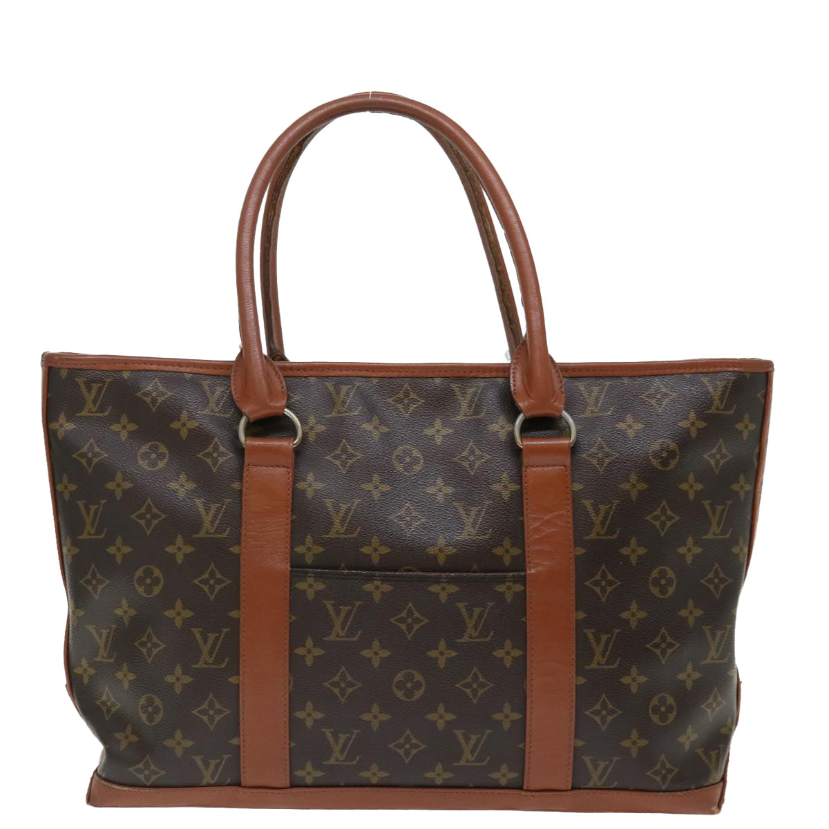 LOUIS VUITTON Monogram Sac Weekend PM Tote Bag M42425 LV Auth 70751