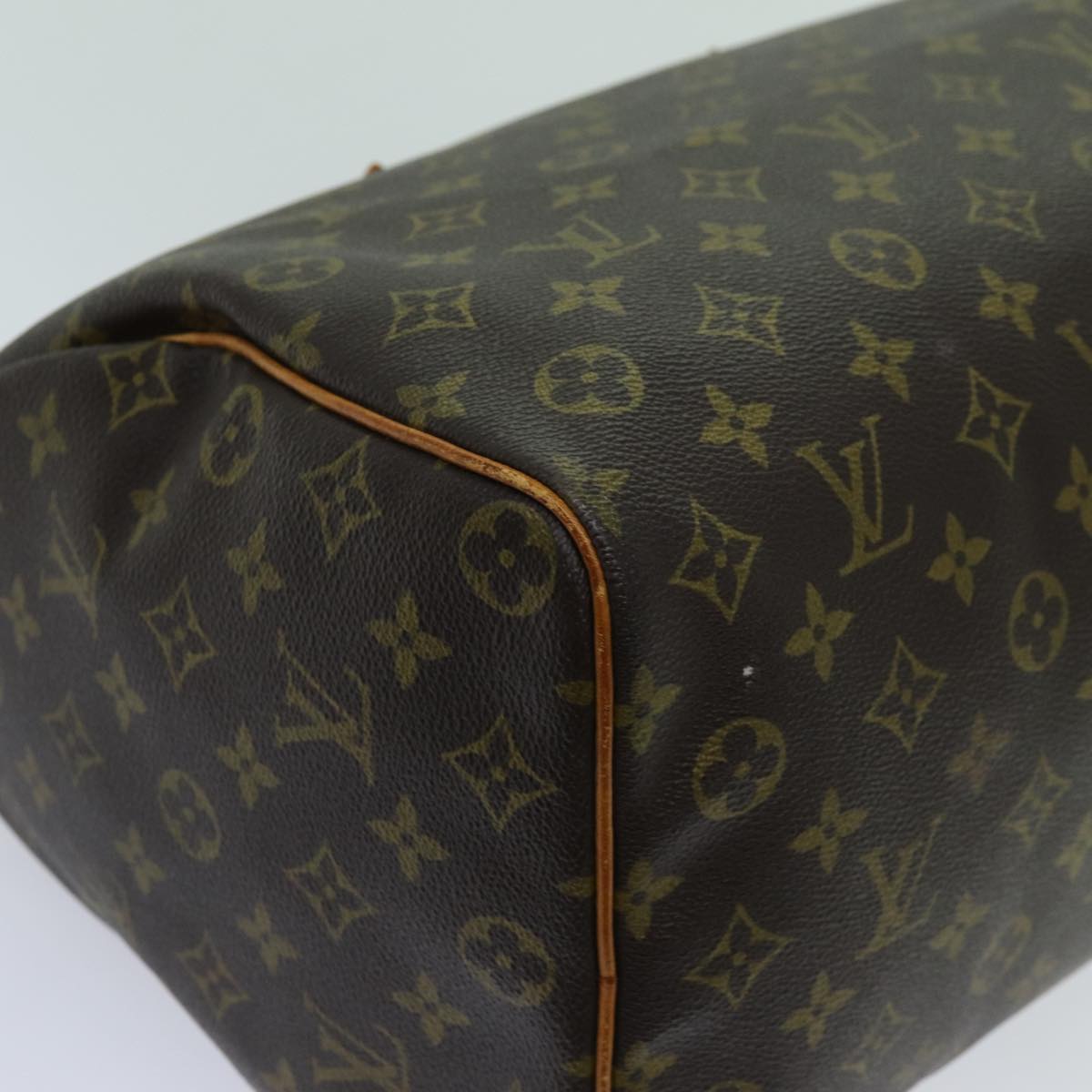 LOUIS VUITTON Monogram Speedy 35 Hand Bag M41524 LV Auth 70768