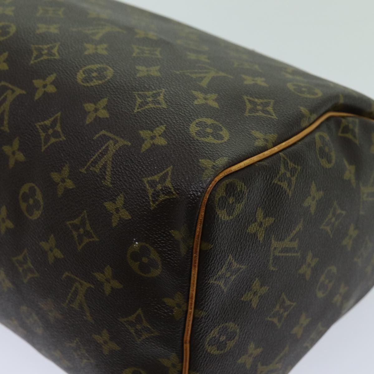 LOUIS VUITTON Monogram Speedy 35 Hand Bag M41524 LV Auth 70768