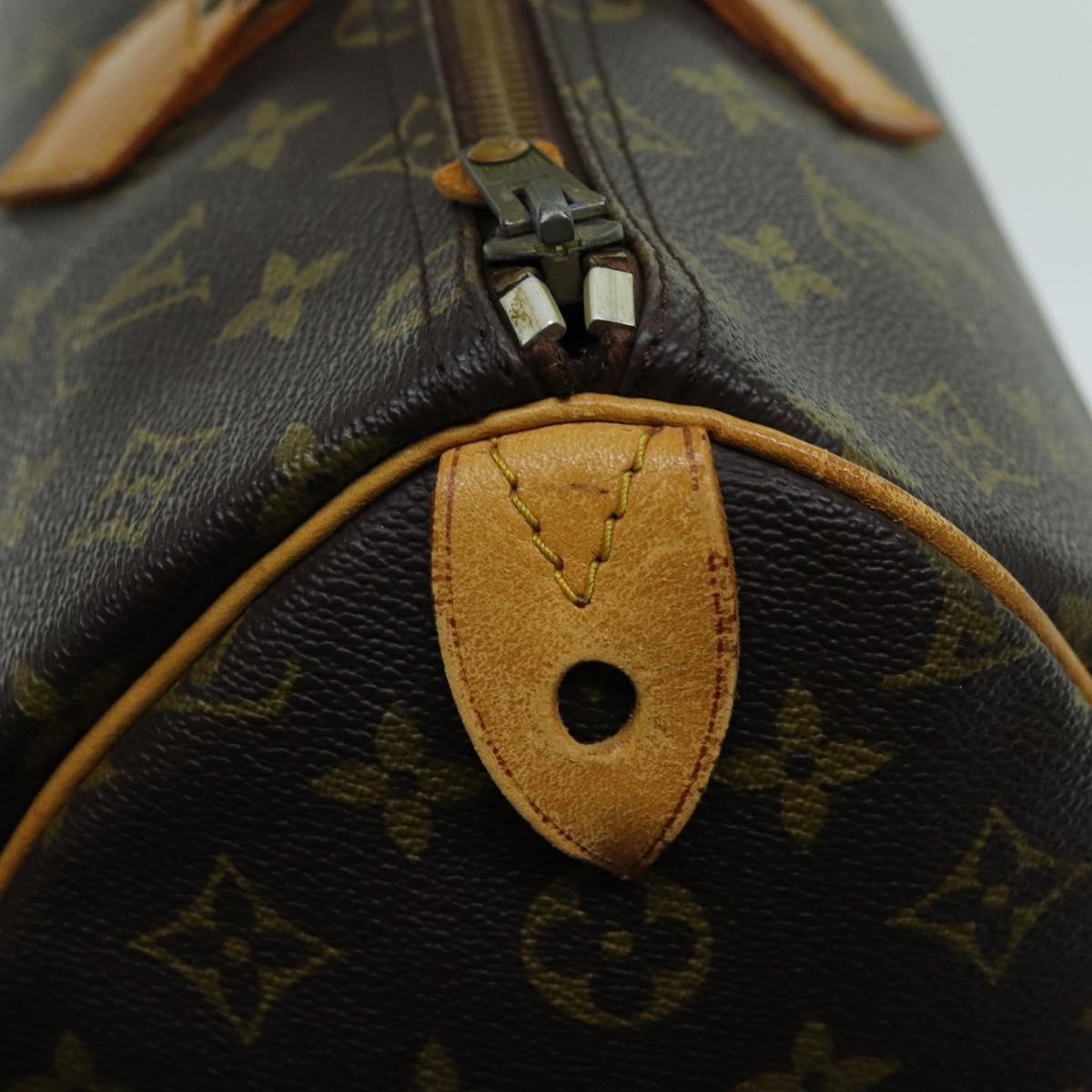 LOUIS VUITTON Monogram Speedy 35 Hand Bag M41524 LV Auth 70768