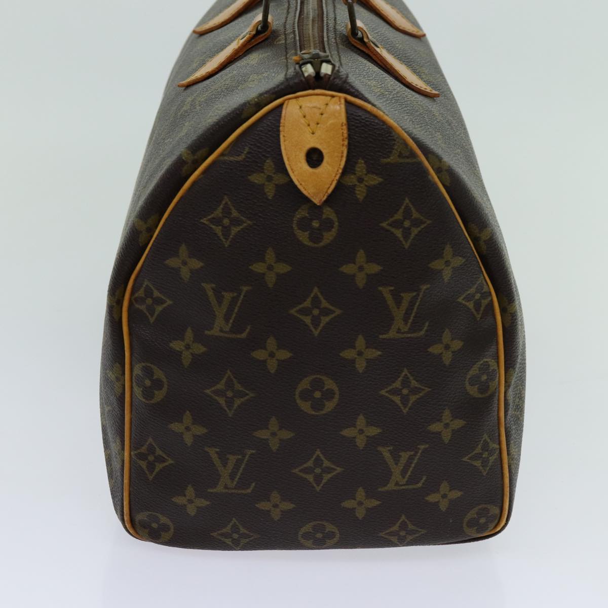 LOUIS VUITTON Monogram Speedy 35 Hand Bag M41524 LV Auth 70768