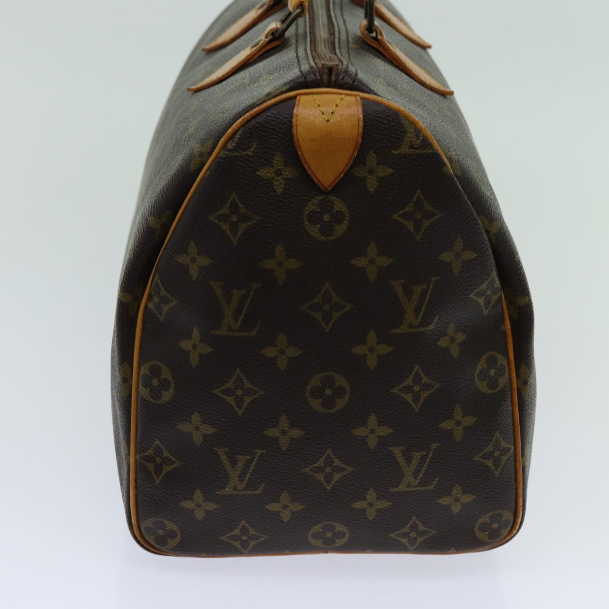 LOUIS VUITTON Monogram Speedy 35 Hand Bag M41524 LV Auth 70768