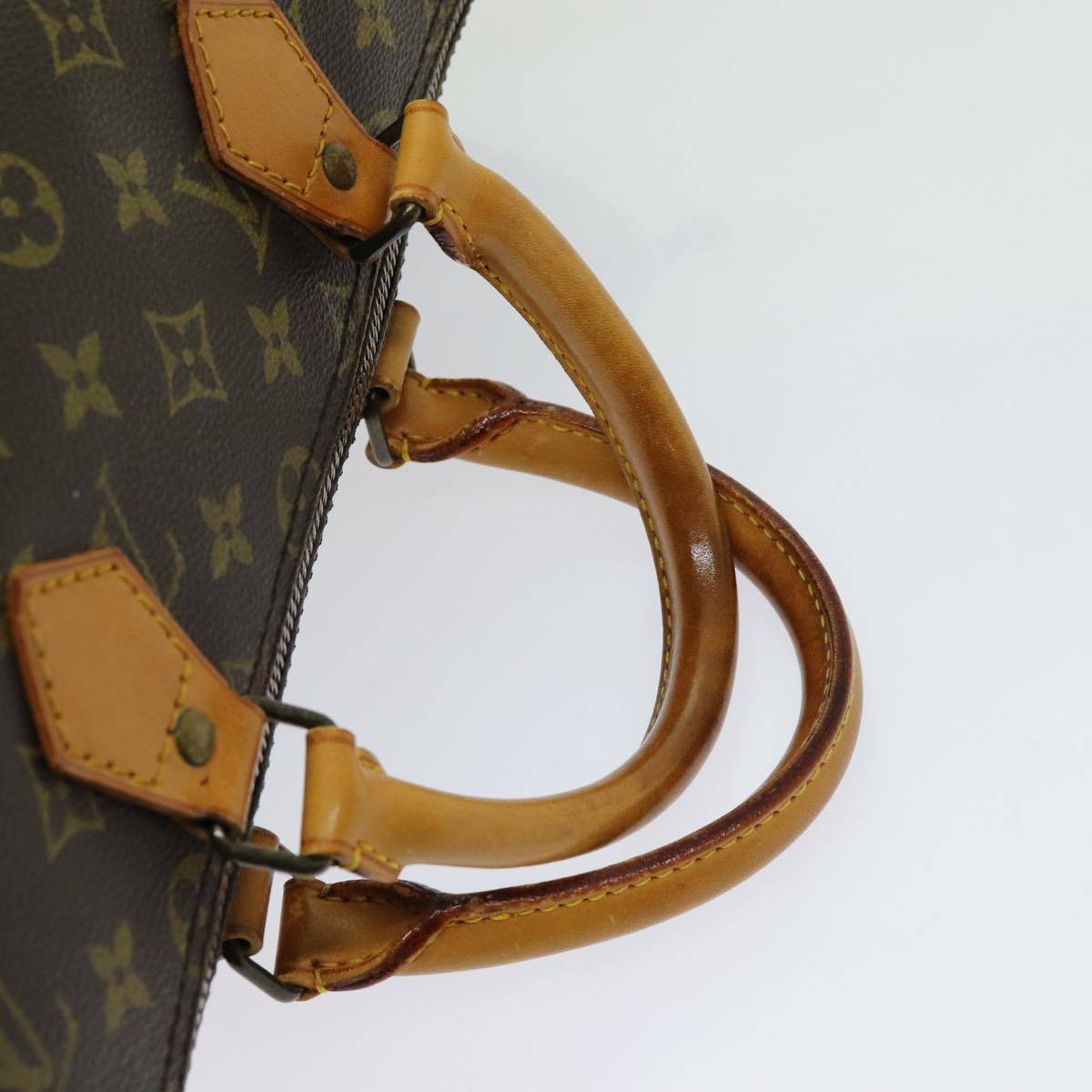 LOUIS VUITTON Monogram Speedy 35 Hand Bag M41524 LV Auth 70768