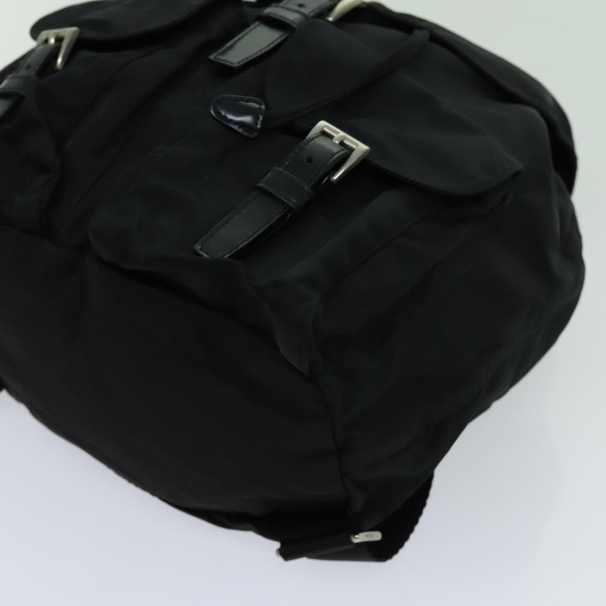 PRADA Backpack Nylon Black Auth 70822