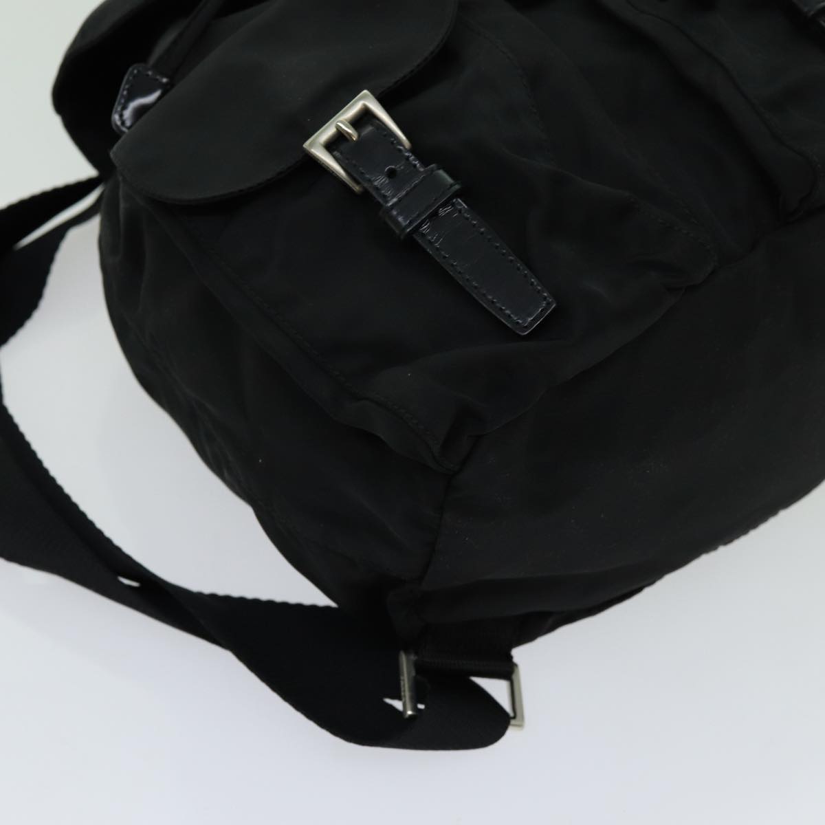 PRADA Backpack Nylon Black Auth 70822