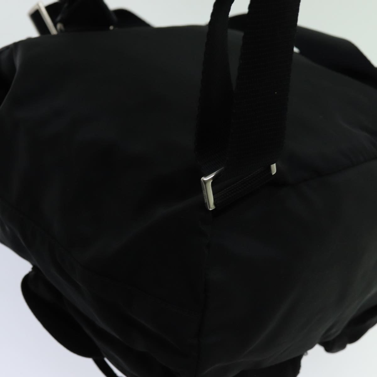 PRADA Backpack Nylon Black Auth 70822