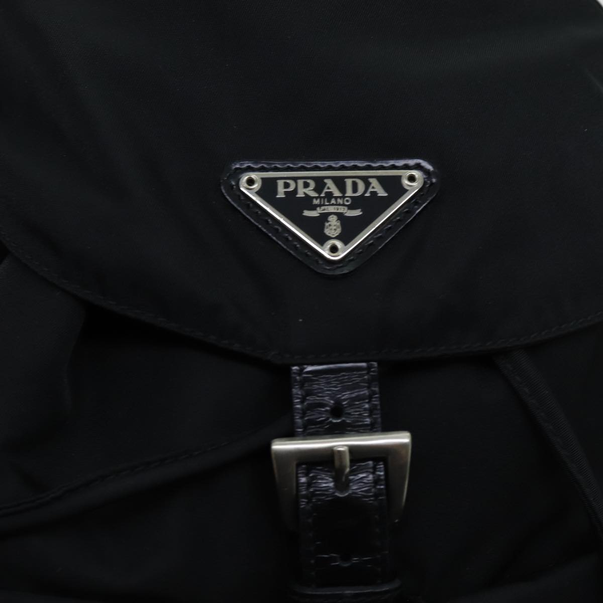 PRADA Backpack Nylon Black Auth 70822