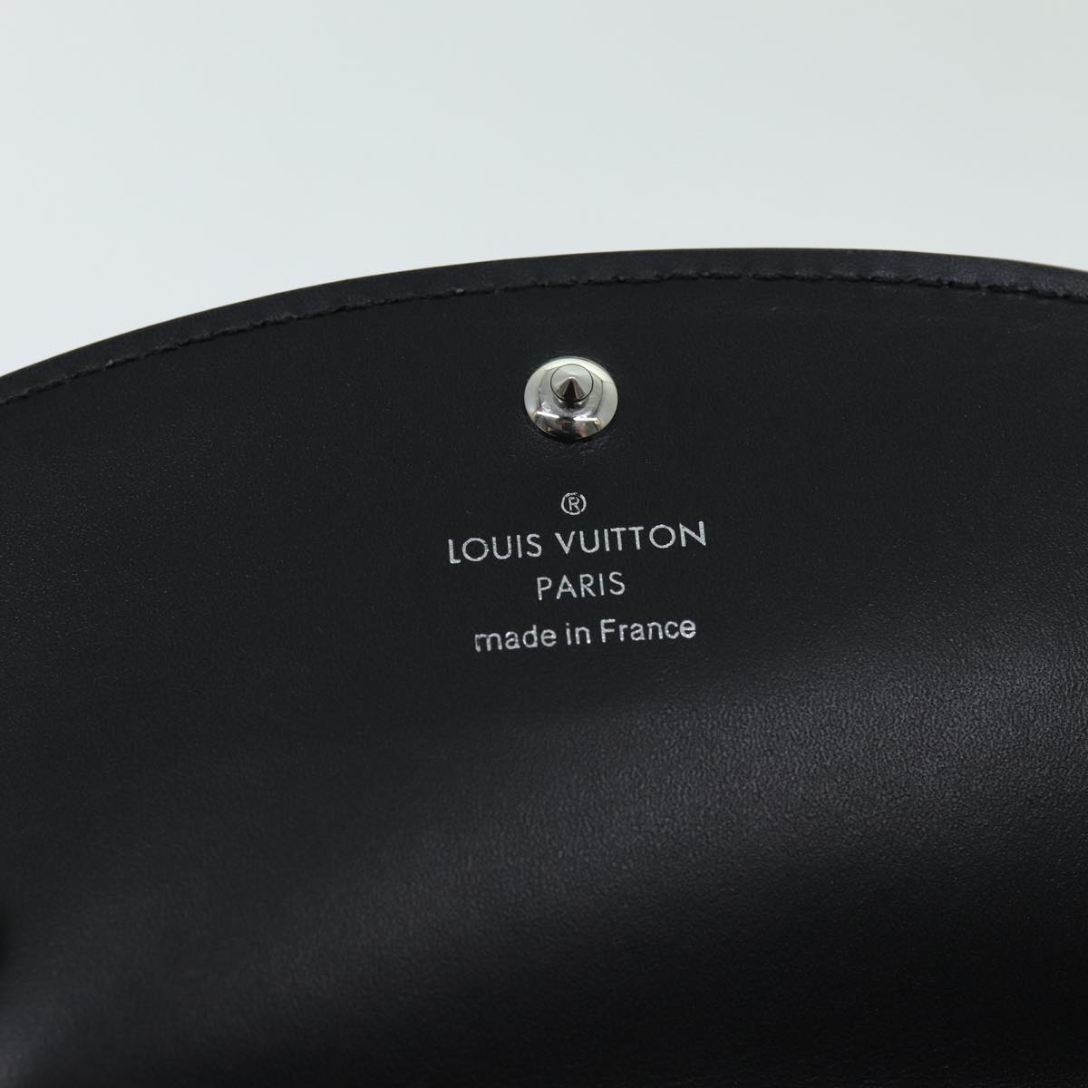 LOUIS VUITTON Mahina Portefeuille Iris Compact Wallet Noir M62540 LV Auth 70838A