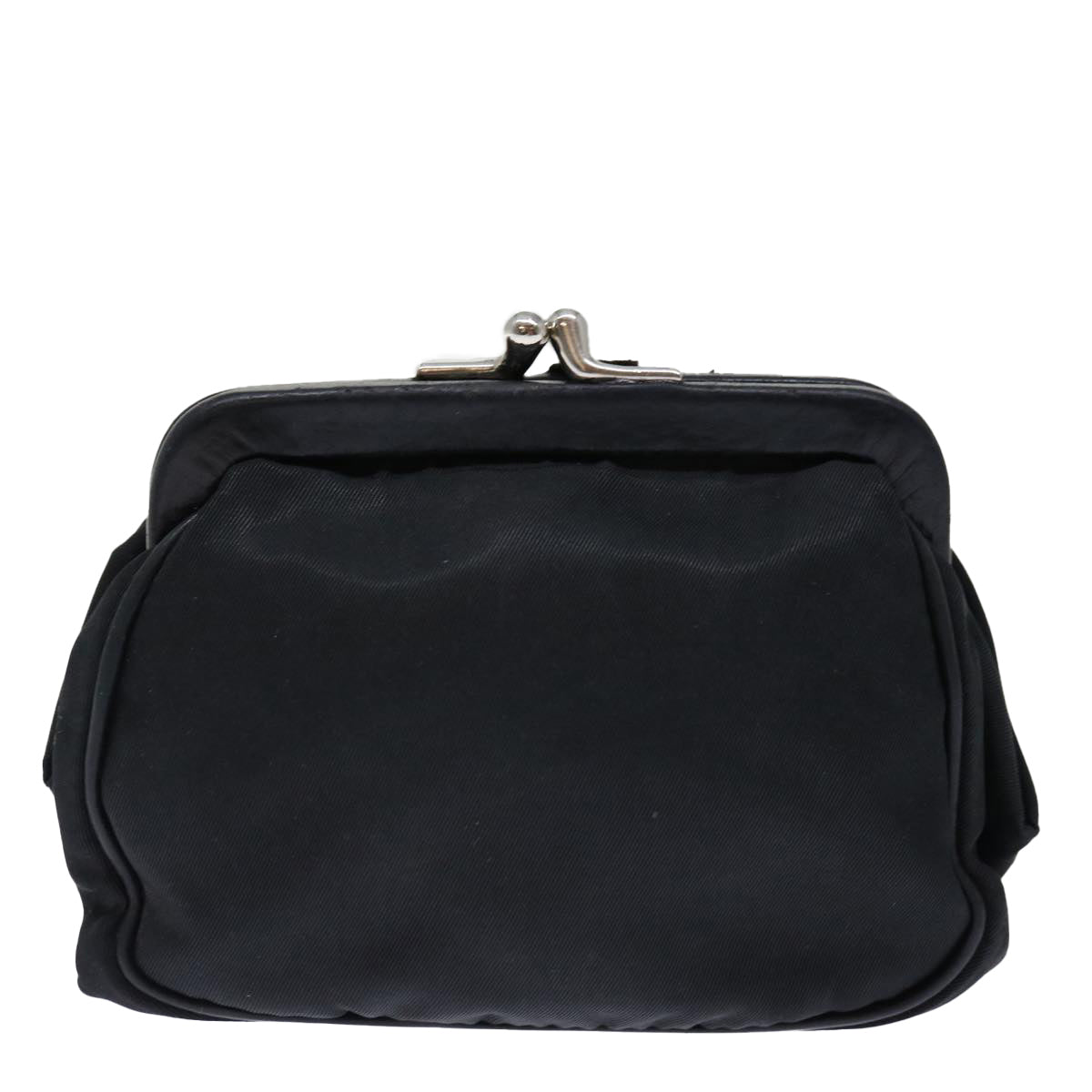 PRADA Coin Purse Nylon Black Auth 71076