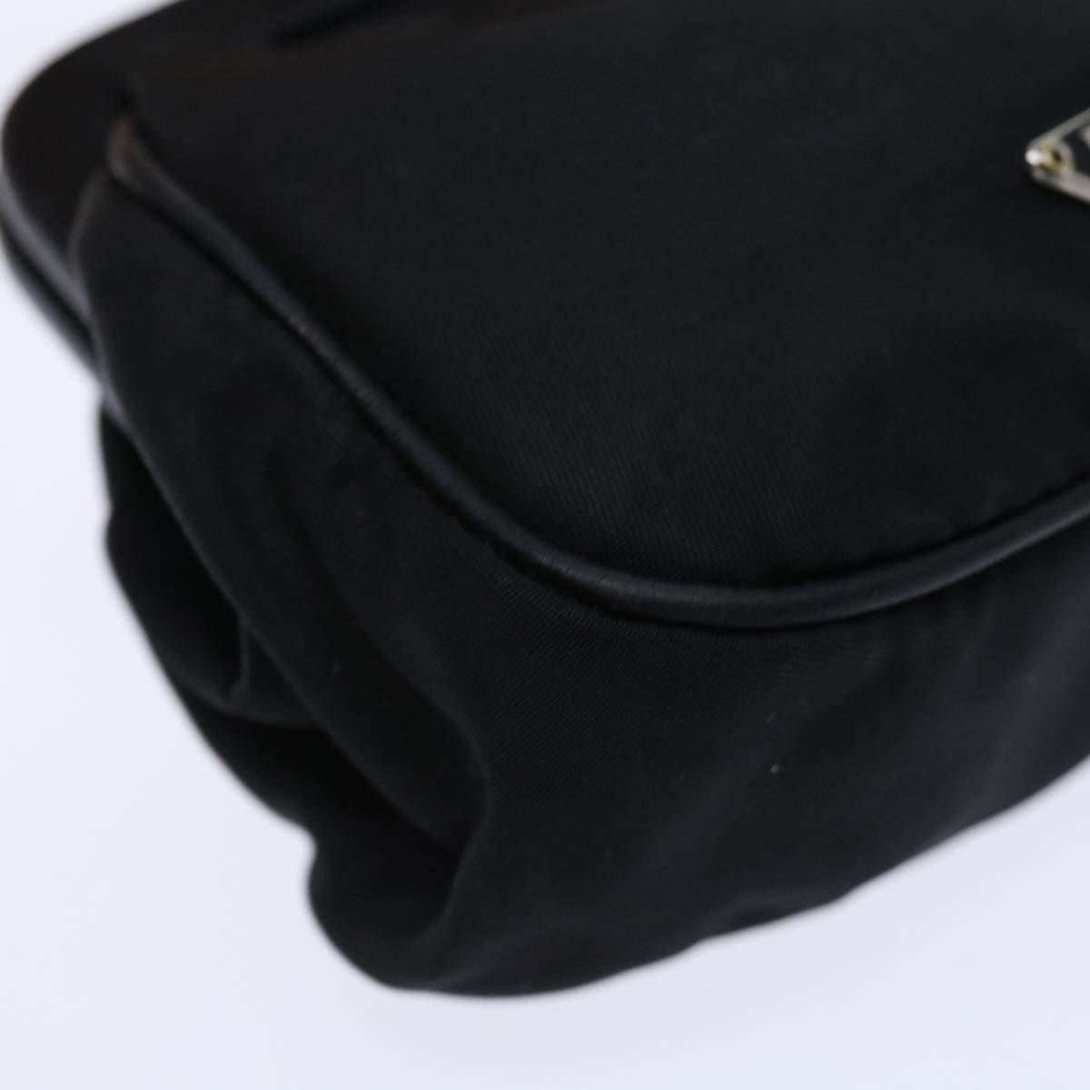 PRADA Coin Purse Nylon Black Auth 71076