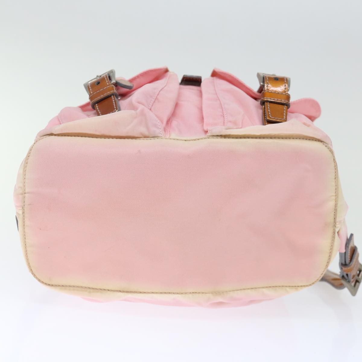 PRADA Backpack Nylon Pink Auth 71294