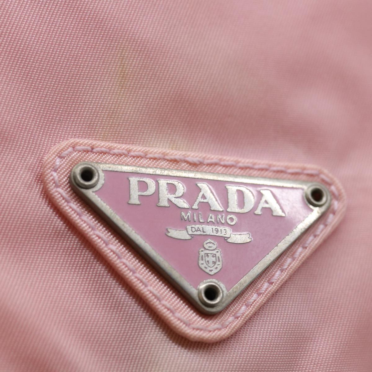 PRADA Backpack Nylon Pink Auth 71294