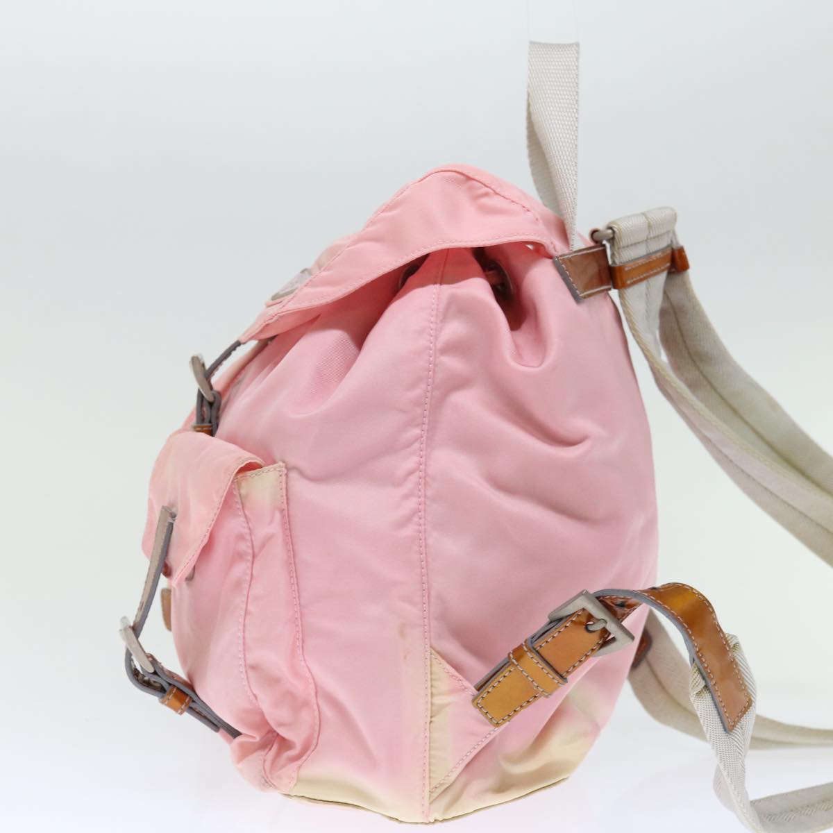 PRADA Backpack Nylon Pink Auth 71294