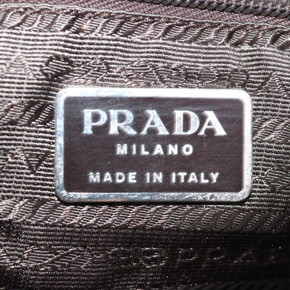 PRADA Backpack Nylon Red Auth 71295