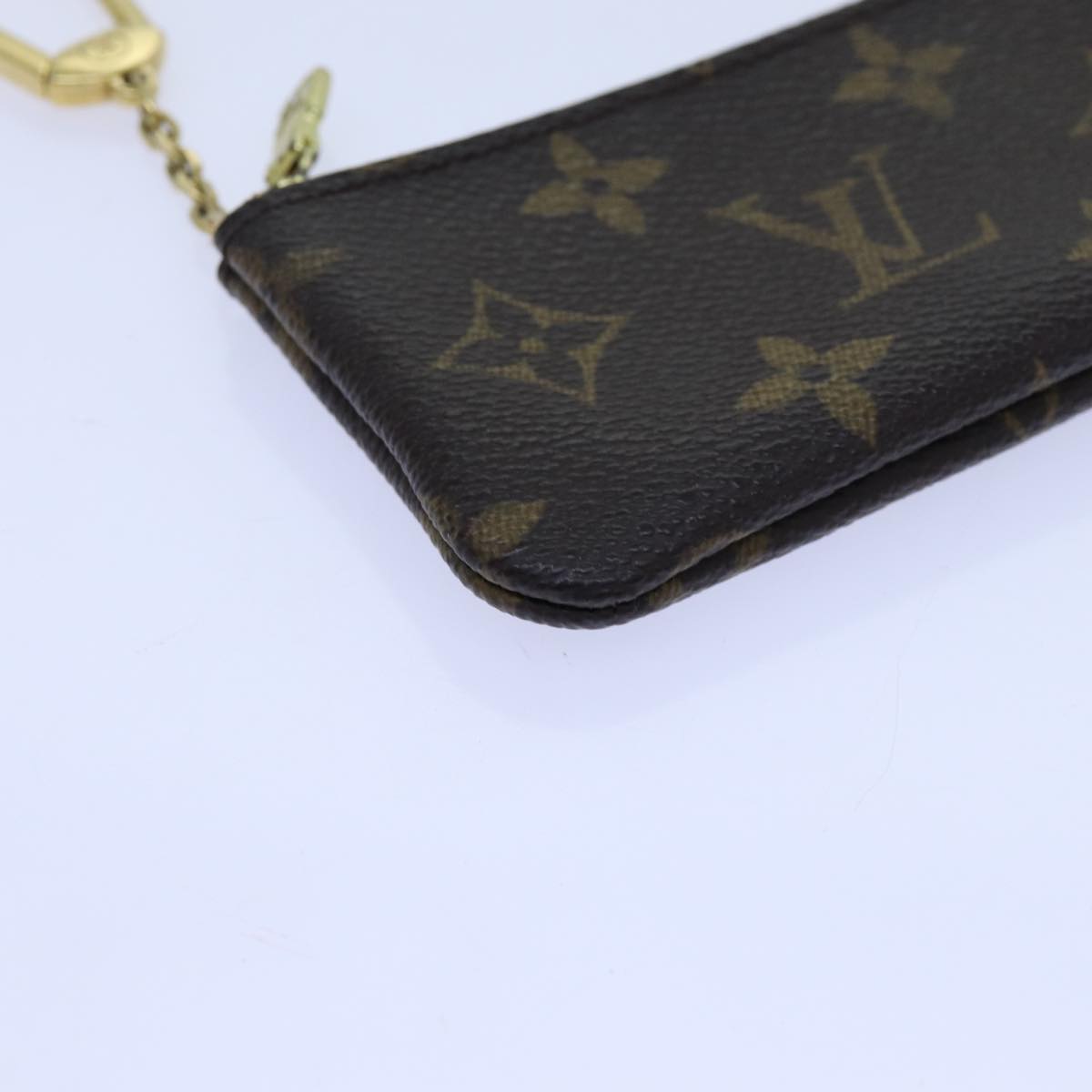 LOUIS VUITTON Monogram Pochette Cles Coin Purse M62650 LV Auth 71357