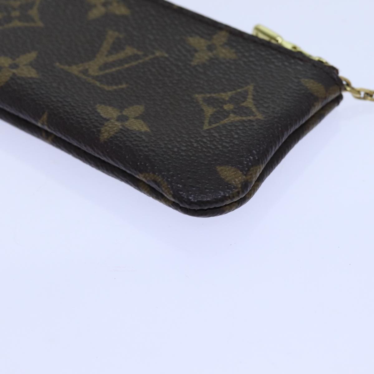 LOUIS VUITTON Monogram Pochette Cles Coin Purse M62650 LV Auth 71357