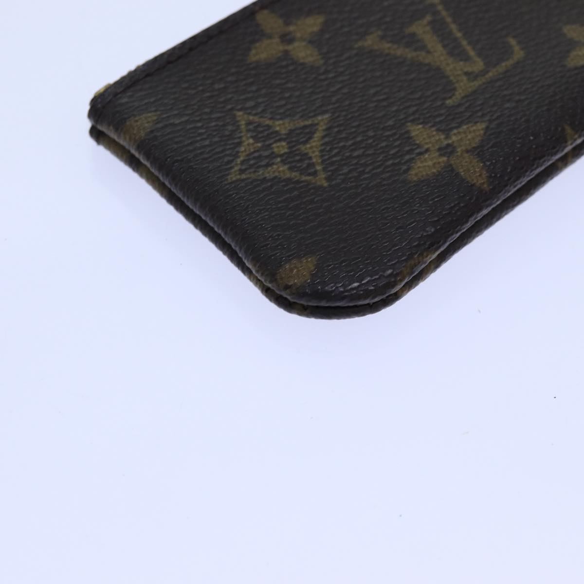 LOUIS VUITTON Monogram Pochette Cles Coin Purse M62650 LV Auth 71357