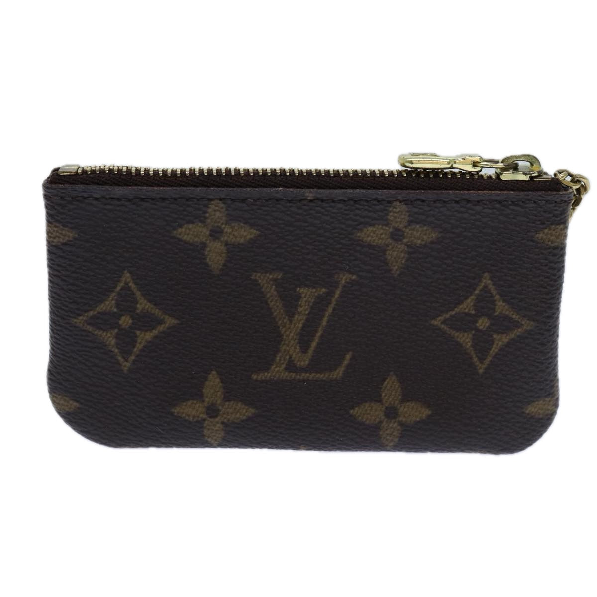 LOUIS VUITTON Monogram Pochette Cles Coin Purse M62650 LV Auth 71357