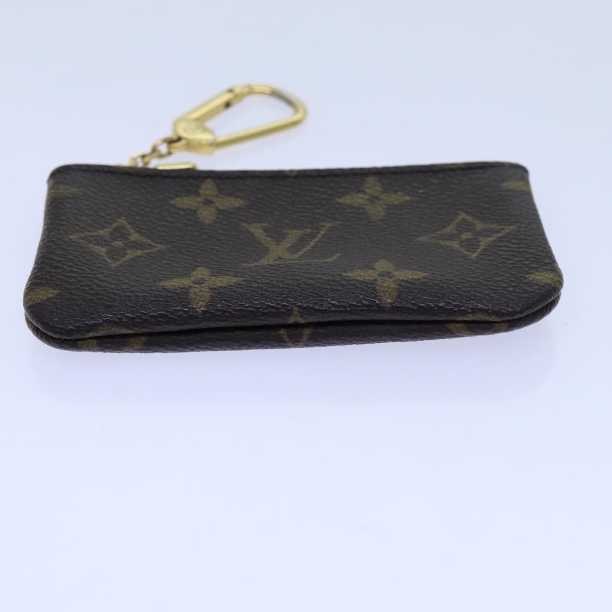 LOUIS VUITTON Monogram Pochette Cles Coin Purse M62650 LV Auth 71357