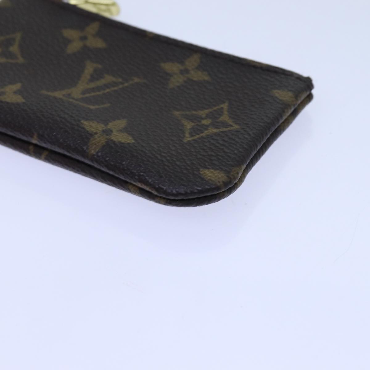 LOUIS VUITTON Monogram Pochette Cles Coin Purse M62650 LV Auth 71357