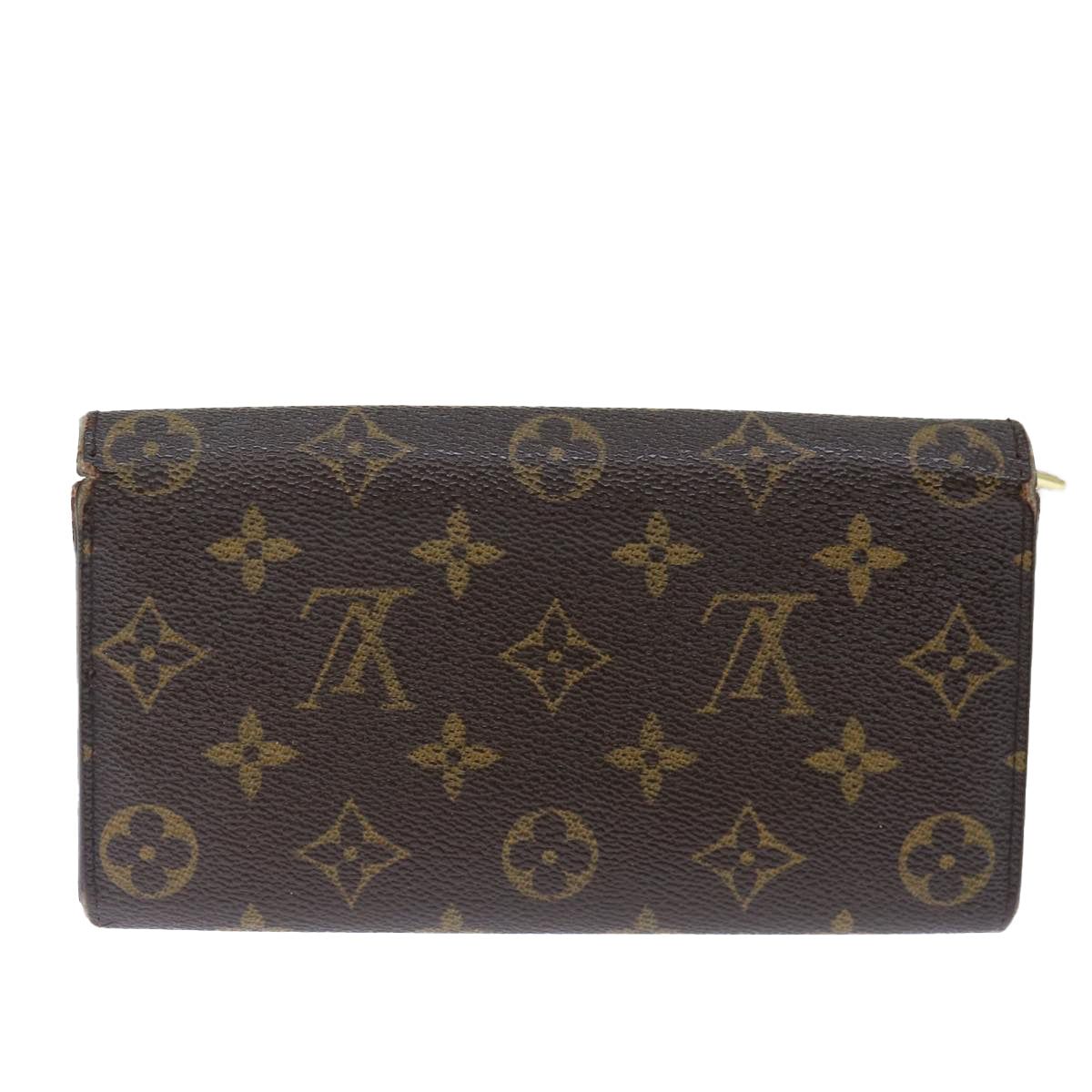 LOUIS VUITTON Monogram Pochette Porte Monnaie Credit Wallet M61725 Auth 71363