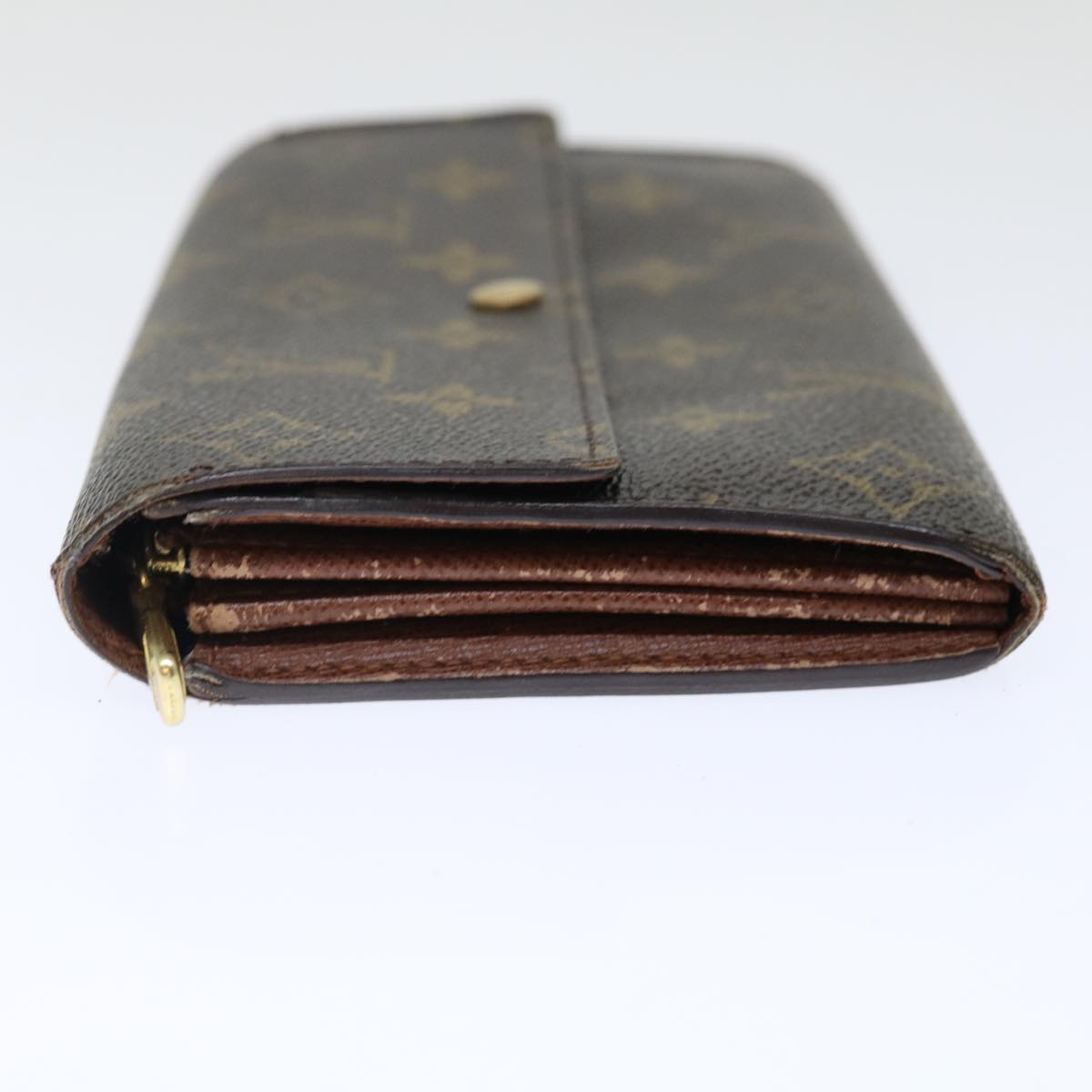 LOUIS VUITTON Monogram Pochette Porte Monnaie Credit Wallet M61725 Auth 71363