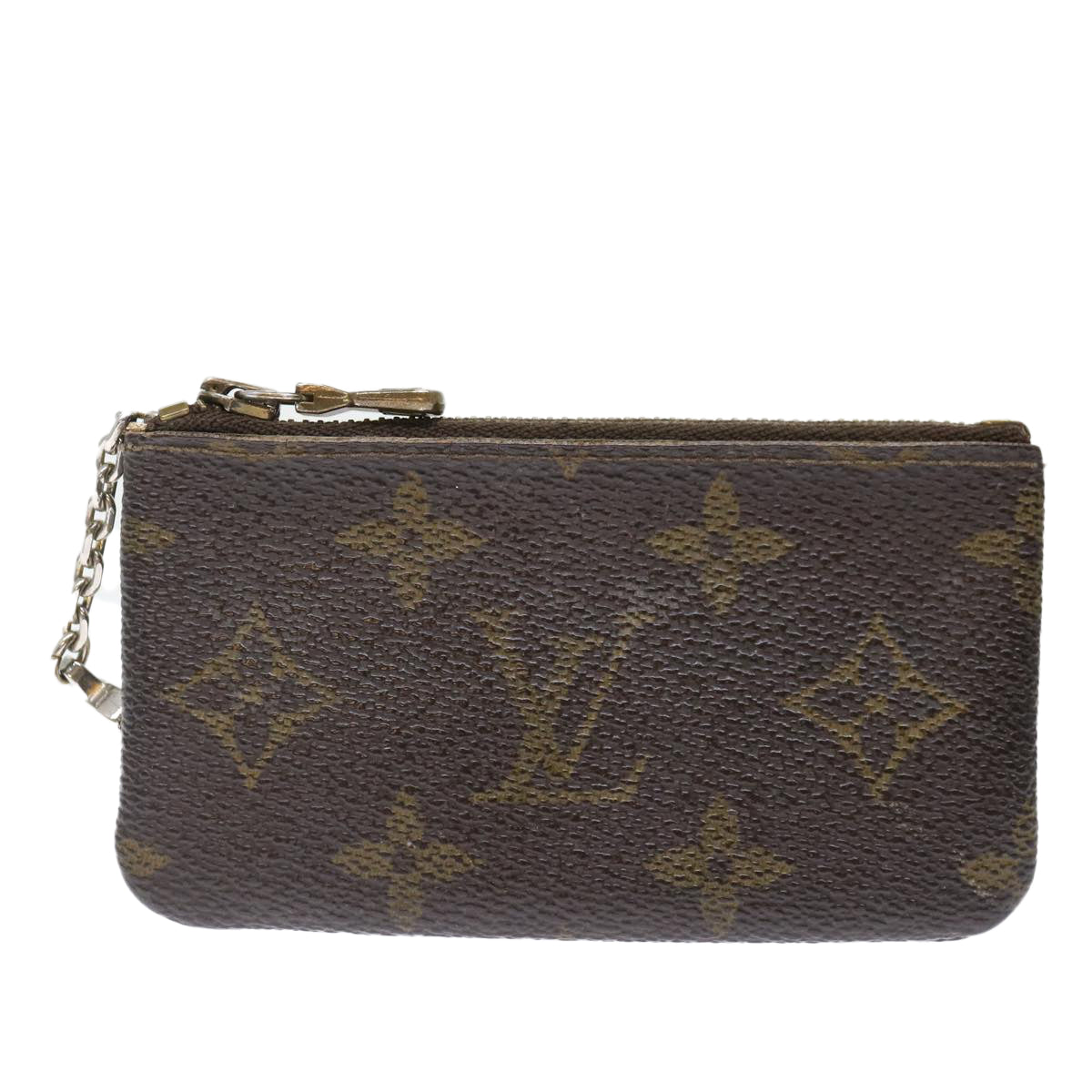 LOUIS VUITTON Monogram Pochette Cles Coin Purse M62650 LV Auth 71367