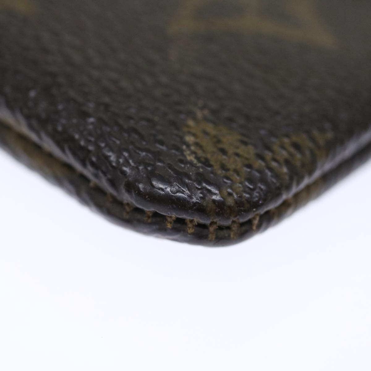 LOUIS VUITTON Monogram Pochette Cles Coin Purse M62650 LV Auth 71367