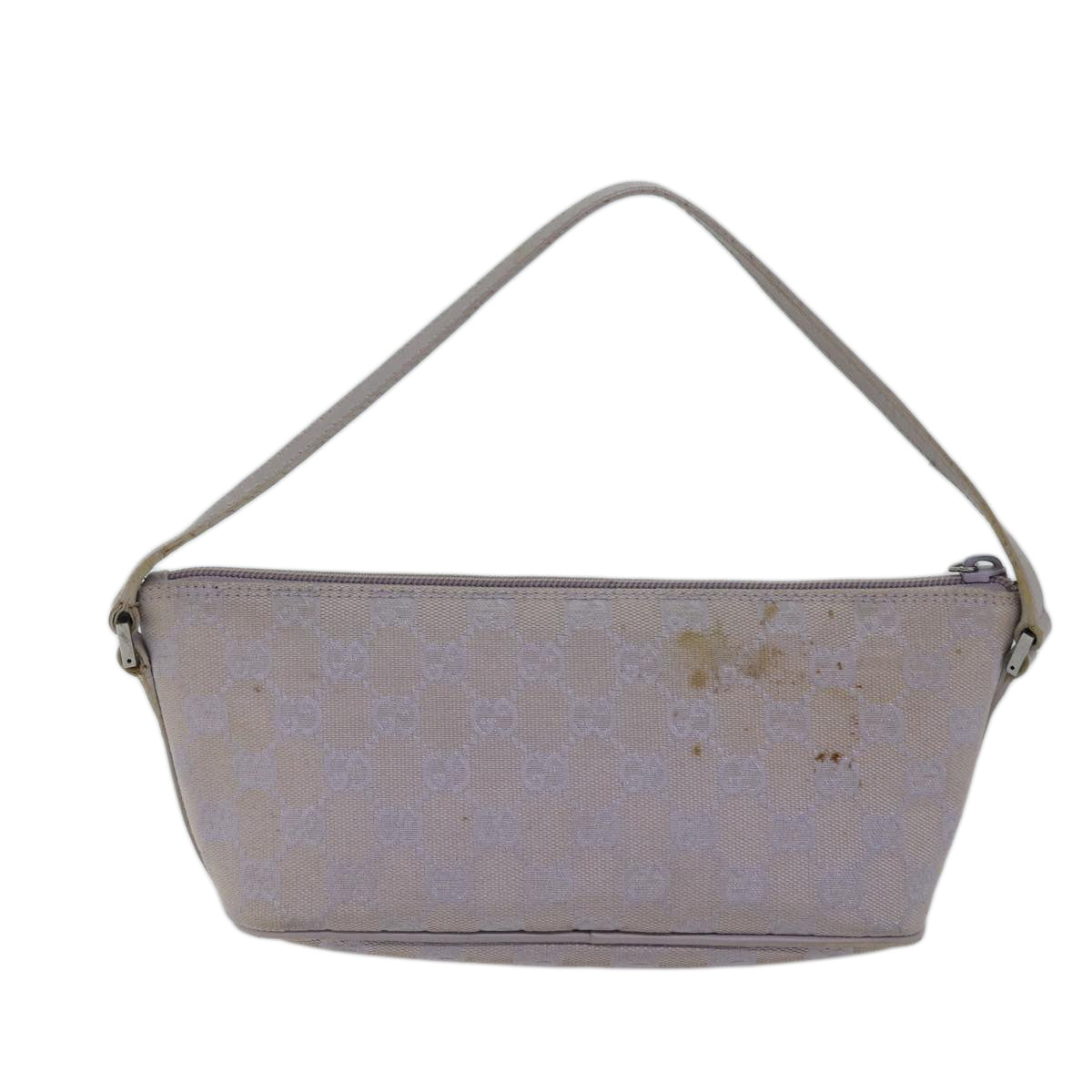 GUCCI GG Canvas Accessory Pouch Purple 07198 Auth 71430