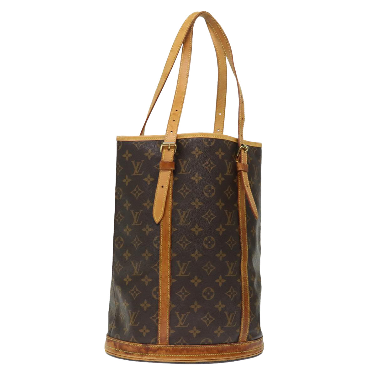 LOUIS VUITTON Monogram Bucket GM Shoulder Bag M42236 LV Auth 71488