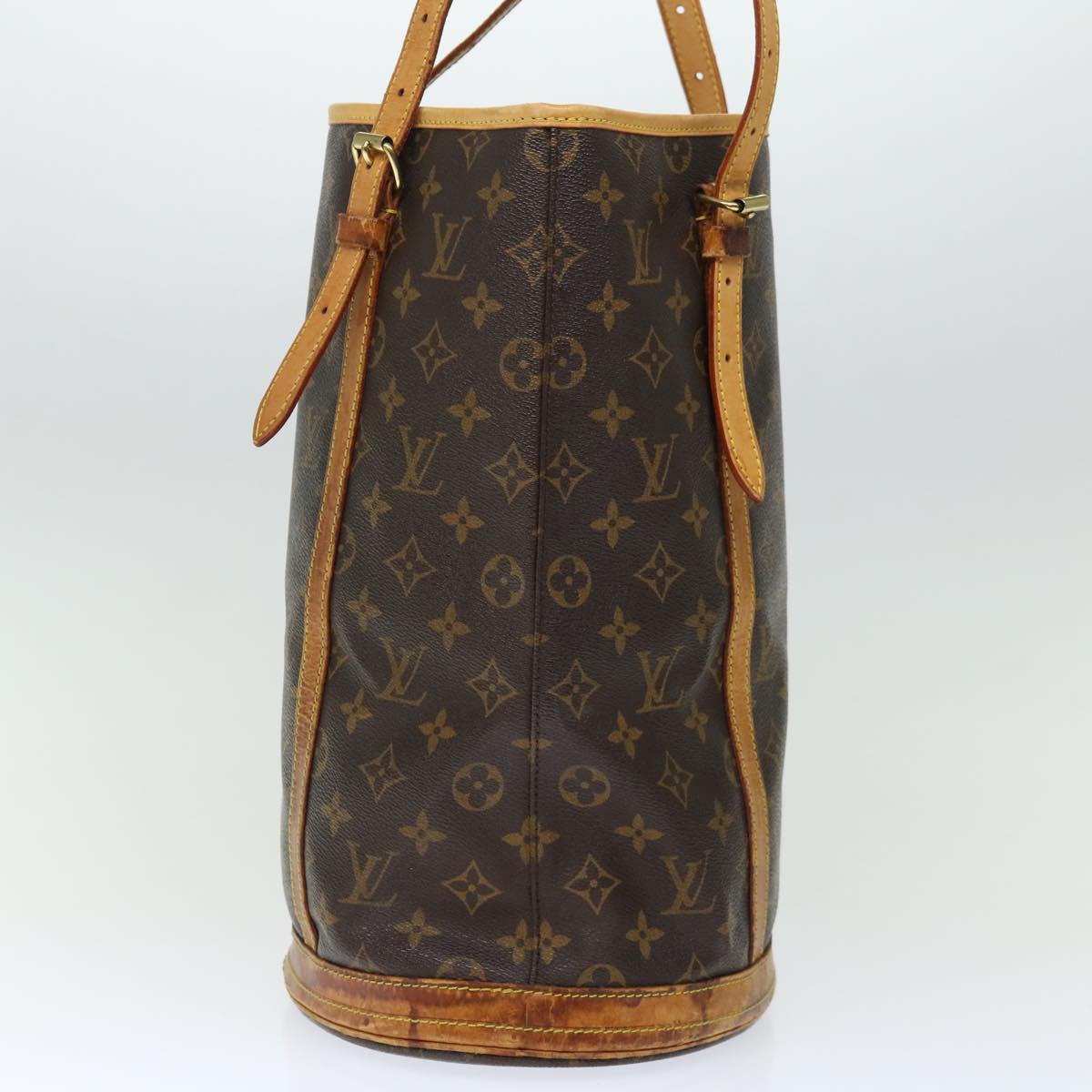 LOUIS VUITTON Monogram Bucket GM Shoulder Bag M42236 LV Auth 71488