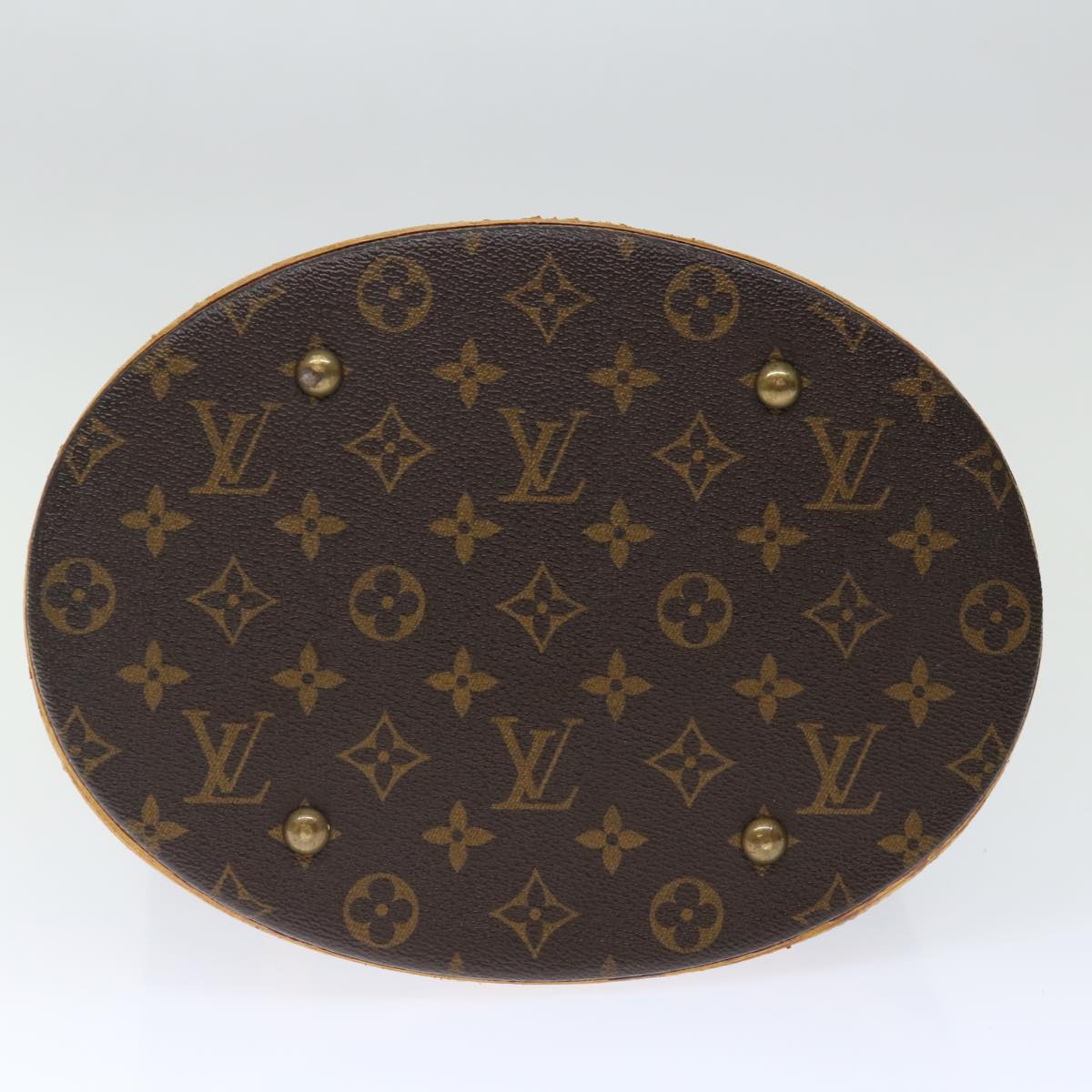 LOUIS VUITTON Monogram Bucket GM Shoulder Bag M42236 LV Auth 71488