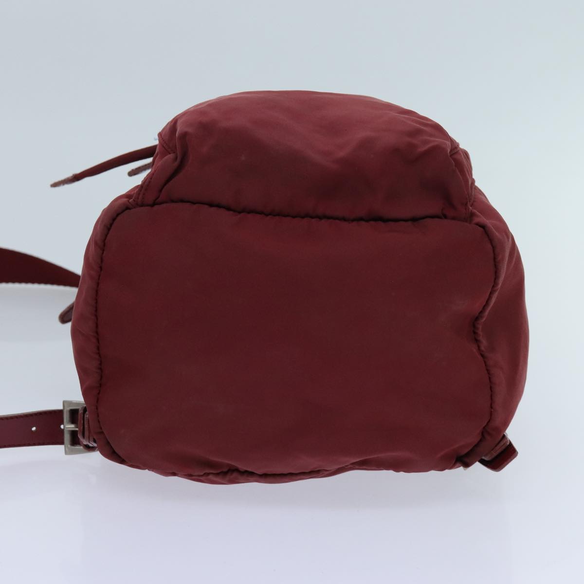 PRADA Backpack Nylon Red Auth 71496