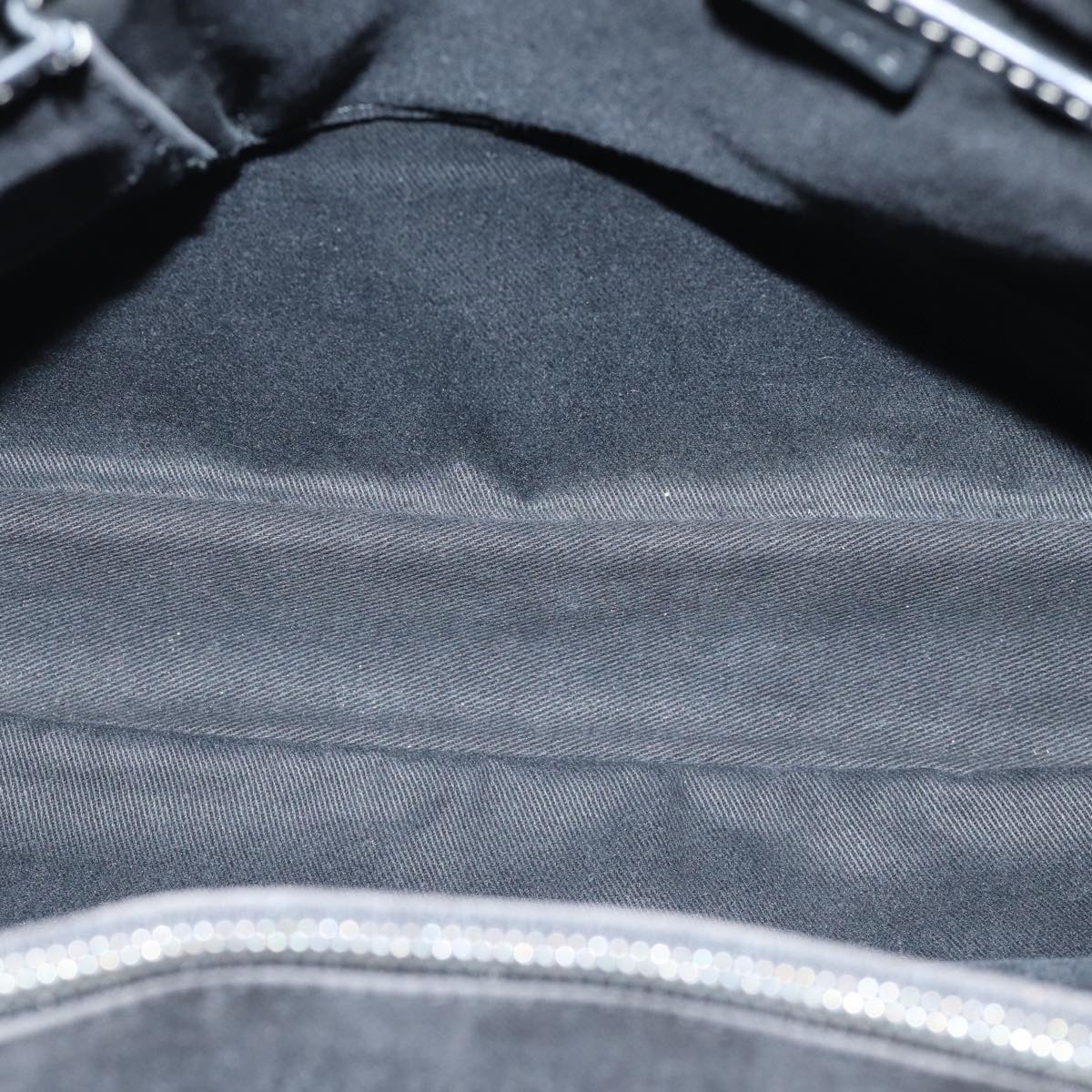 CELINE Macadam Canvas Hand Bag Gray Auth 71545