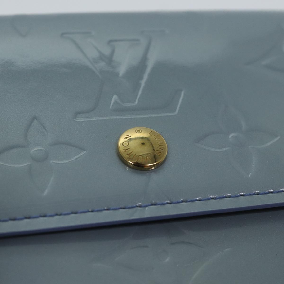 LOUIS VUITTON Monogram Vernis Portefeuille Elise Wallet Lavande LV Auth 71569