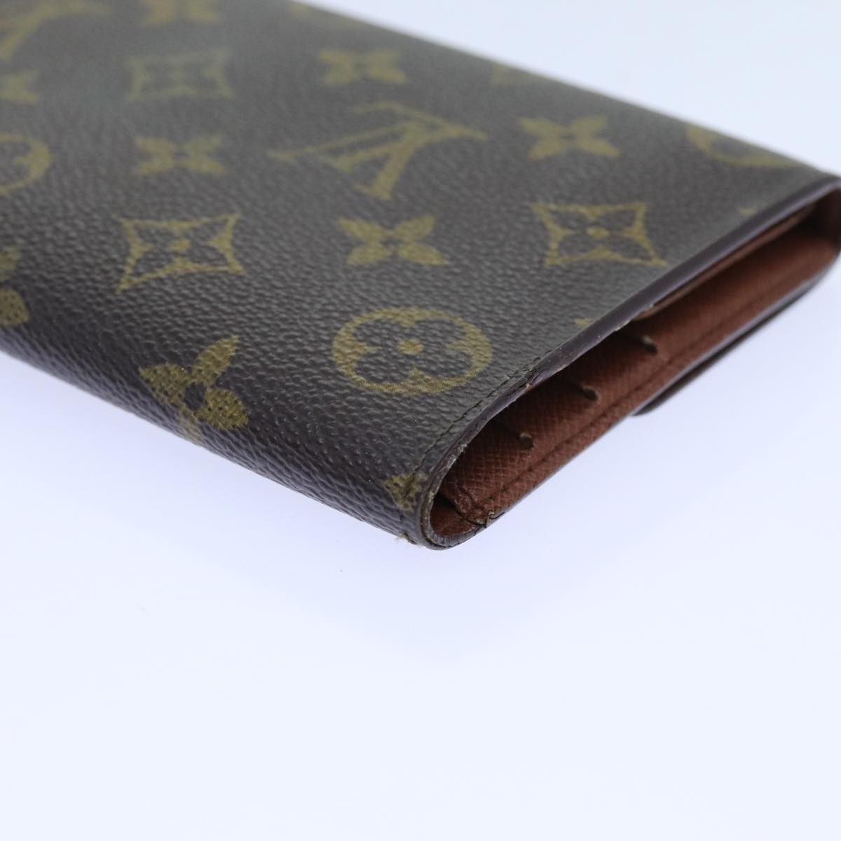 LOUIS VUITTON Monogram Portefeuille International Wallet M61217 LV Auth 71608