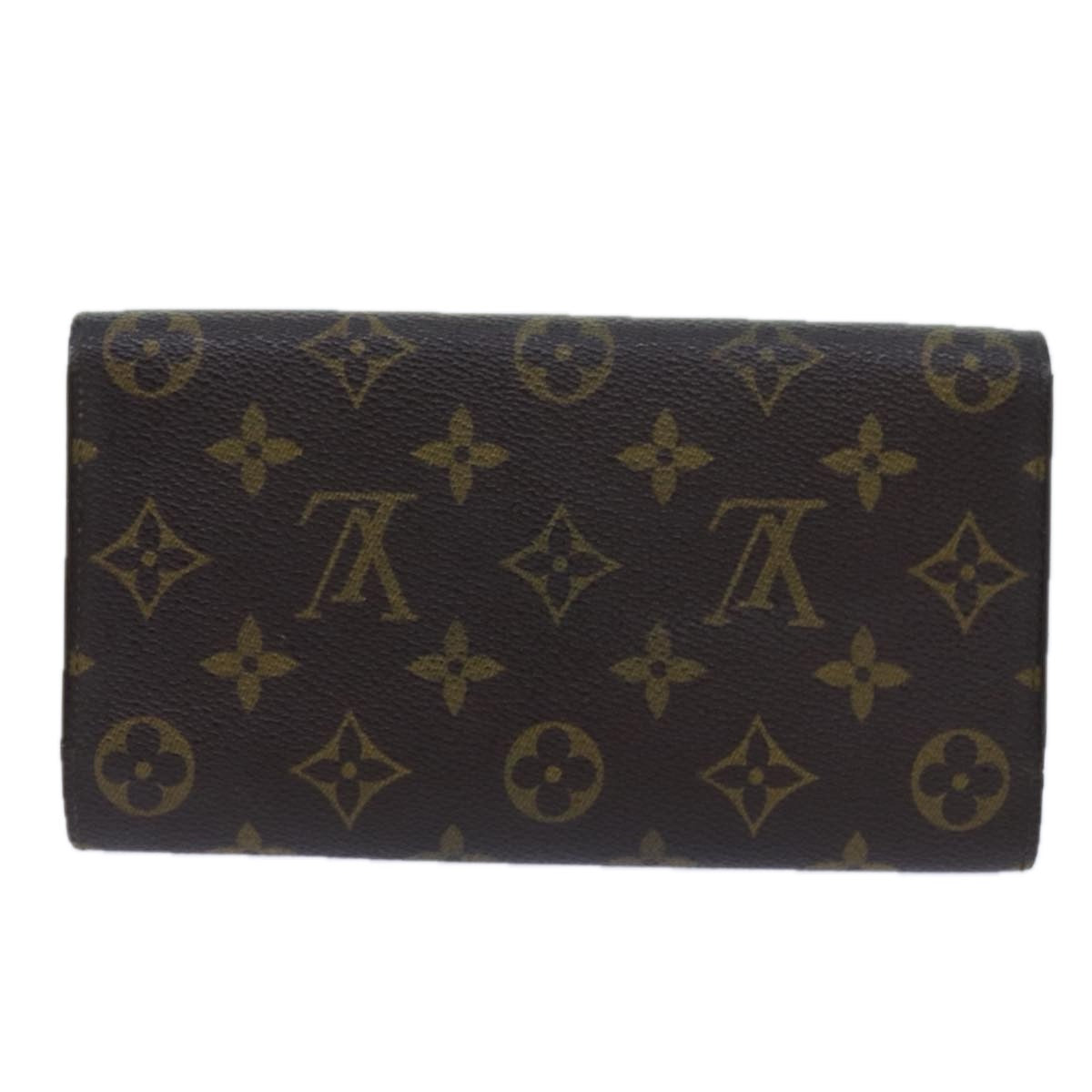 LOUIS VUITTON Monogram Portefeuille International Wallet M61217 LV Auth 71608