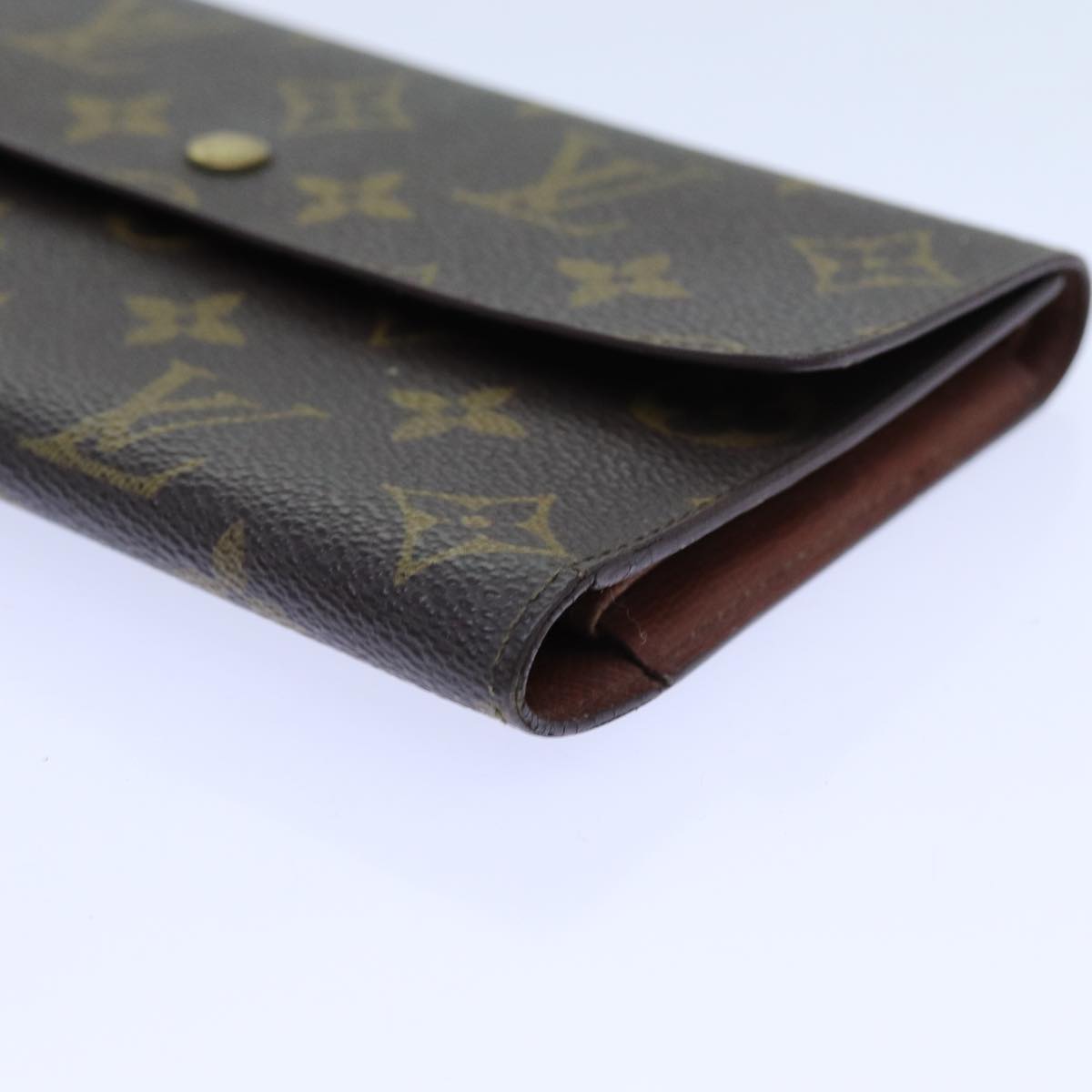 LOUIS VUITTON Monogram Portefeuille International Wallet M61217 LV Auth 71608